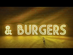 Koffie of restaurant of bar op maat gemaakt LED-neonbord Indoor Outdoor Decoratie Acryl DC12V