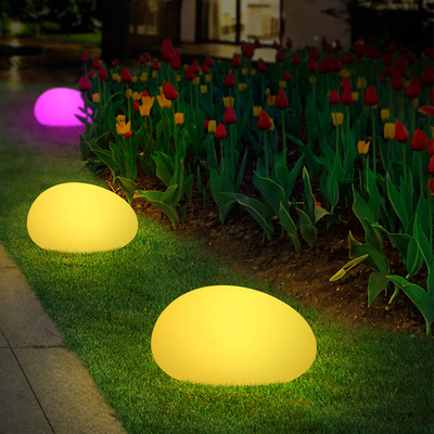 Buiten Tuin Steen Zonne-Gras licht Ground Plug Kleurrijke LED-Zonnelampen