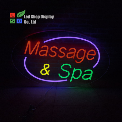12V LED Neon Signs Light Op maat gemaakt voor Message Spa Muur of Indoor Decor Signs
