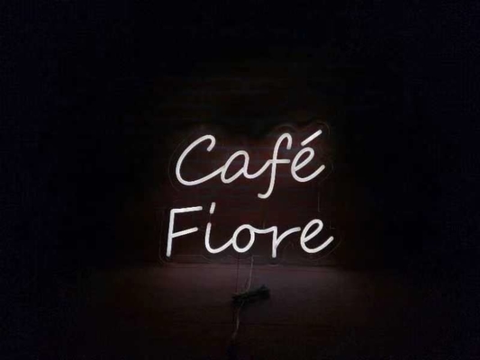 Koffie of restaurant of bar op maat gemaakt LED-neonbord Indoor Outdoor Decoratie Acryl DC12V