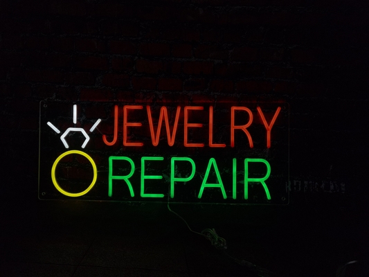 Juwelen reparatie of schoenen reparatie op maat LED neon bord Indoor decoratie Acryl DC12V